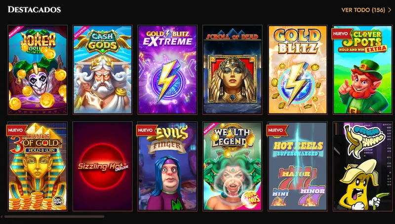 Legiano Casino juegos